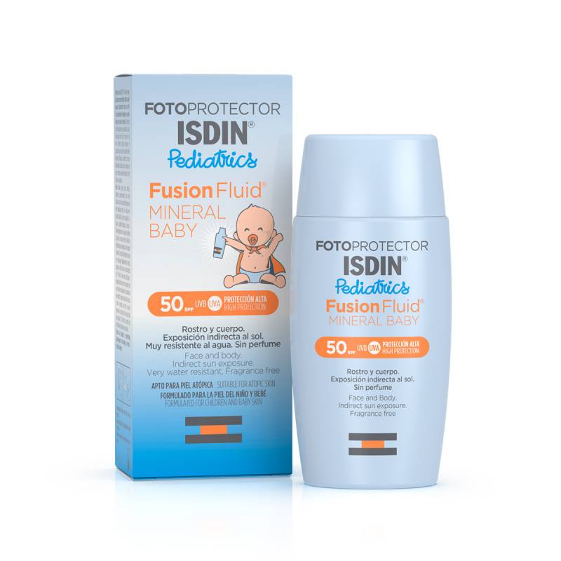 Isdin Fotoprotector Fusion Fluid Mineral Baby Pediatrics SPF50 Crema solare per i neonati 50 ml