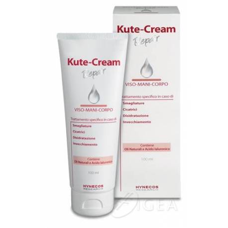 Hynecos Kute Cream Repair Trattamento Quotidiano di Smagliature e Disidratazione Cutaneo 100 ml