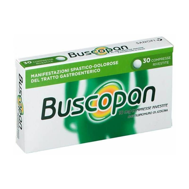 Buscopan 10 mg Contro il Mal di Pancia 30 compresse