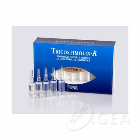 Tricostimolin-A Trattamento anticaduta per la ricrescita fisiologica dei capelli 12 flaconcini x 7 ml