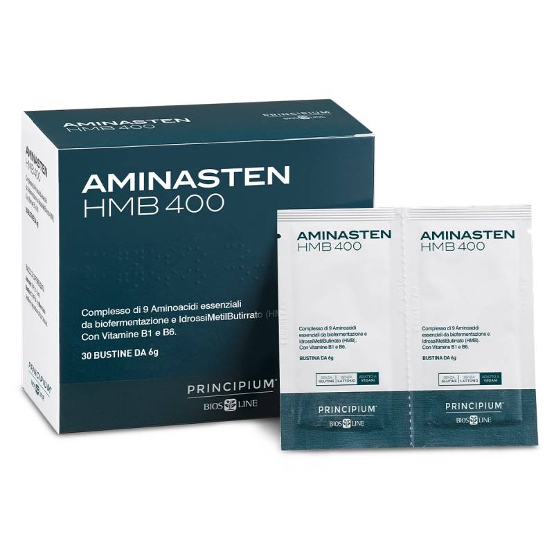 Biosline Principium Aminasten Hmb400 Integratore di Aminoacidi 30 Bustine