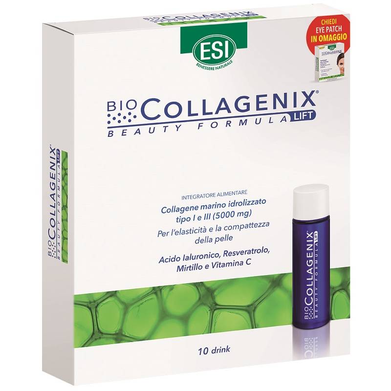 Esi Biocollagenix Drink 10x30 ml + Eye Patch Omaggio