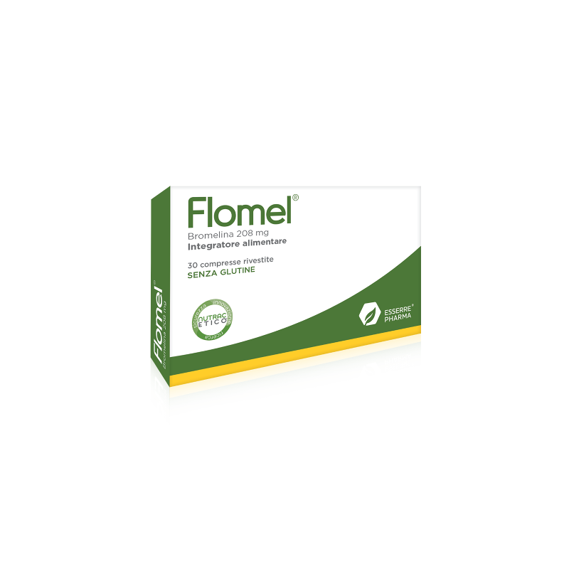 Flomel Integratore Antinfiammatorio a Base di Bromelina 30 compresse