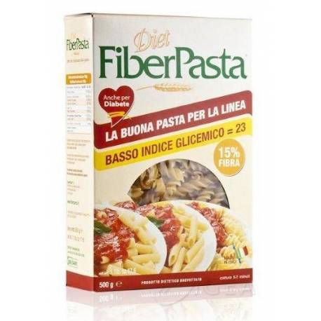 FiberPasta Fusilli Pasta ricca di fibre a basso indice glicemico 500 g