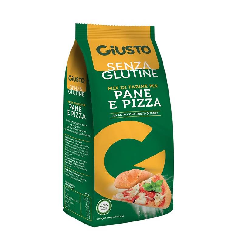 Giusto Senza Glutine Mix di Farine per Pane e Pizza 500 g