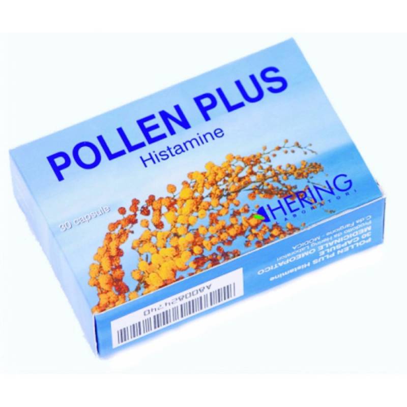 Hering Pollenplus Histamine Medicinale Omeopatico Contro le Allergie 30 Capsule