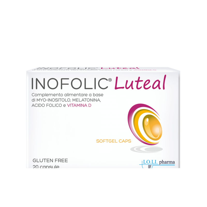 Inofolic Luteal Integratore di Acido Folico e Melatonina 20 capsule