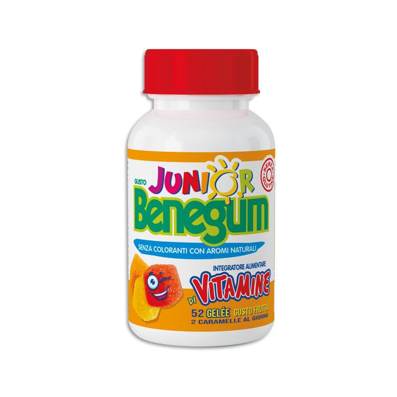 Benegum Junior Gelee Integratore di Vitamine 52 Caramelle