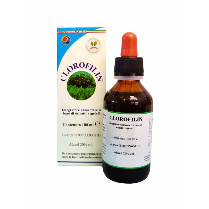 Herboplanet Clorofilin Integratore Naturale Antiossidante 100 ml