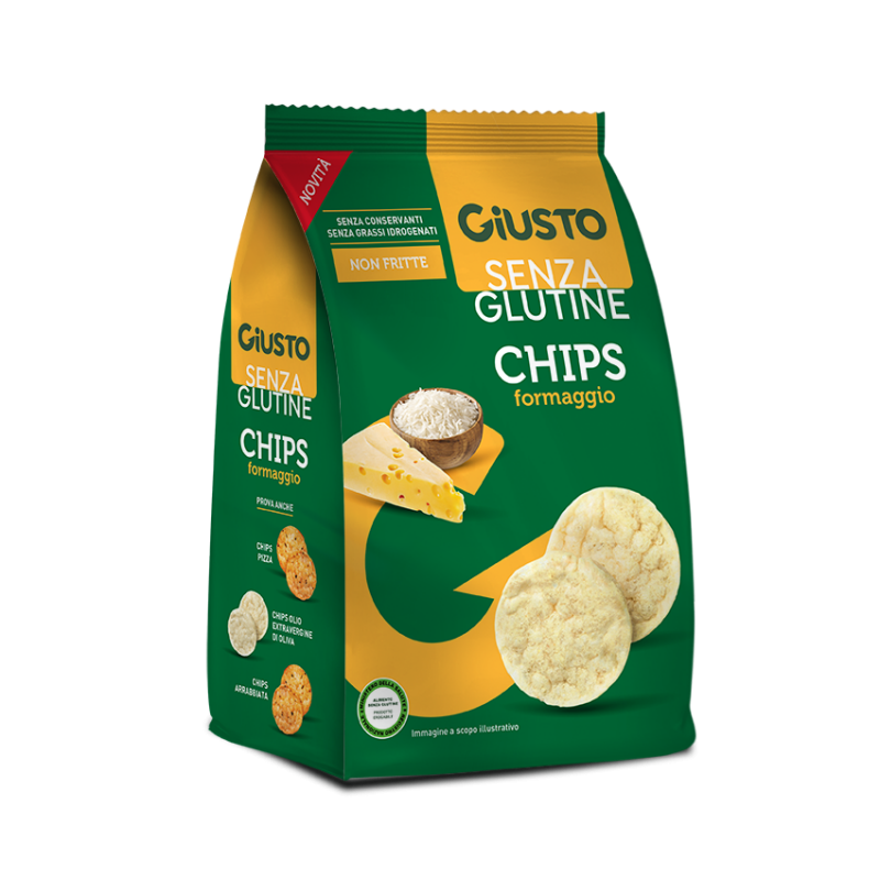 Giusto Chips Senza Glutine Gusto Formaggio 40g