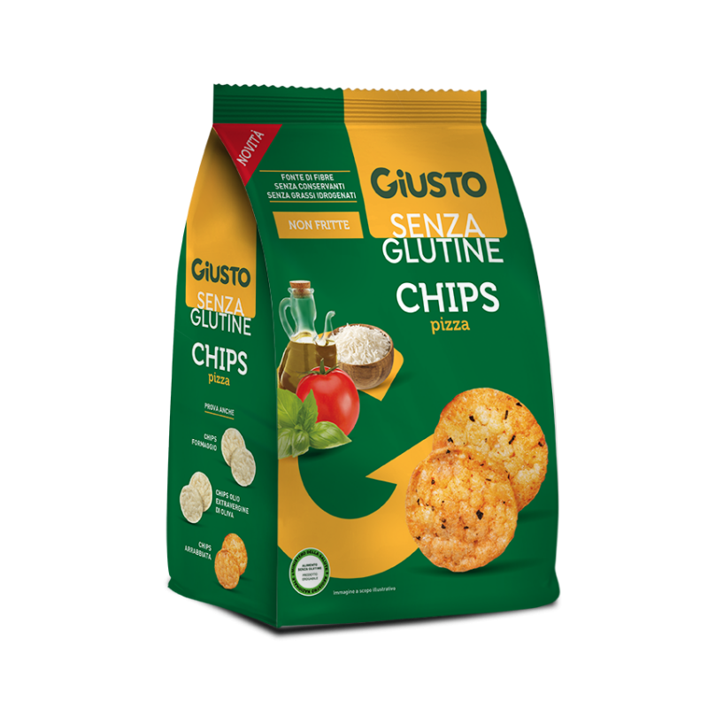 Giusto Chips Senza Glutine Gusto Pizza 40g