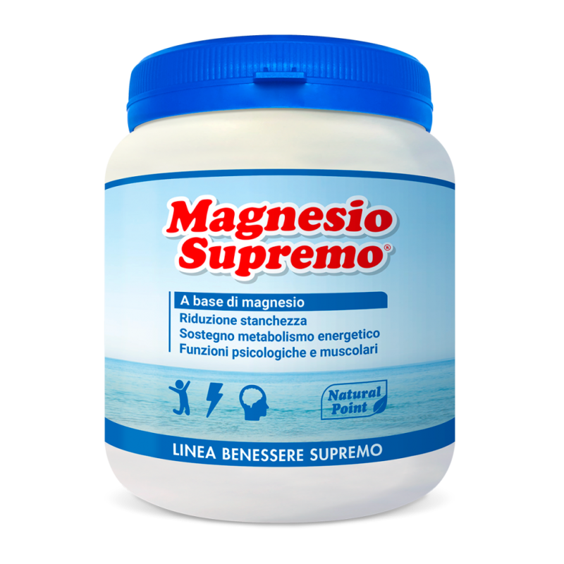 Natural Point Magnesio Supremo Integratore di Magnesio 300 g