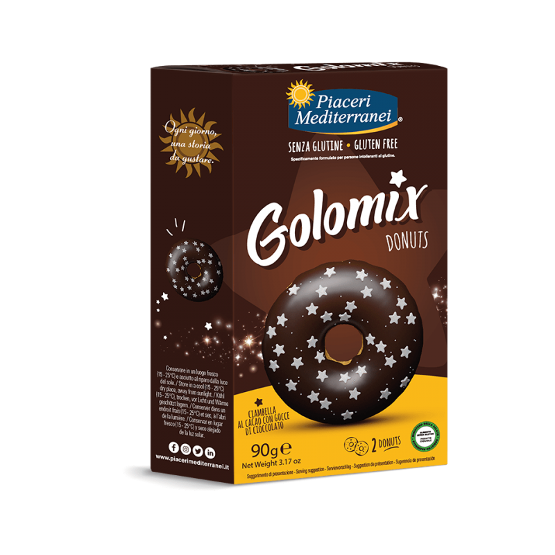 Piaceri Mediterranei Golomix Donuts Senza Glutine 90 g