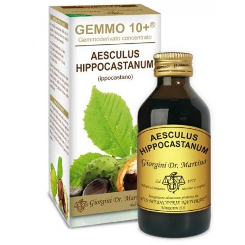 Dr Giorgini Gemmo 10+ Ippocastano Concentrato Liquido Analcolico 500 ml