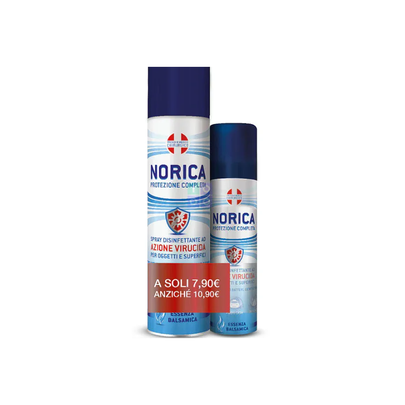 Norica Spray Sanificante per Ambiente ed Oggetti 300+75 ml