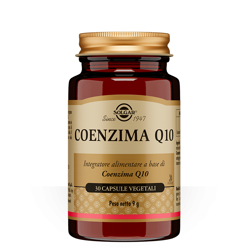 Solgar Coenzima Q10 Integratore Antiossidante 30 capsule vegetali