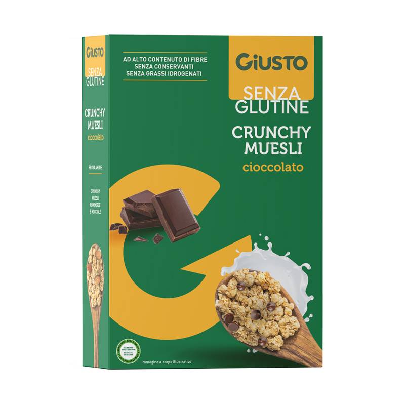 Giusto senza Glutine Crunchy Muesli con Cioccolato 375 g