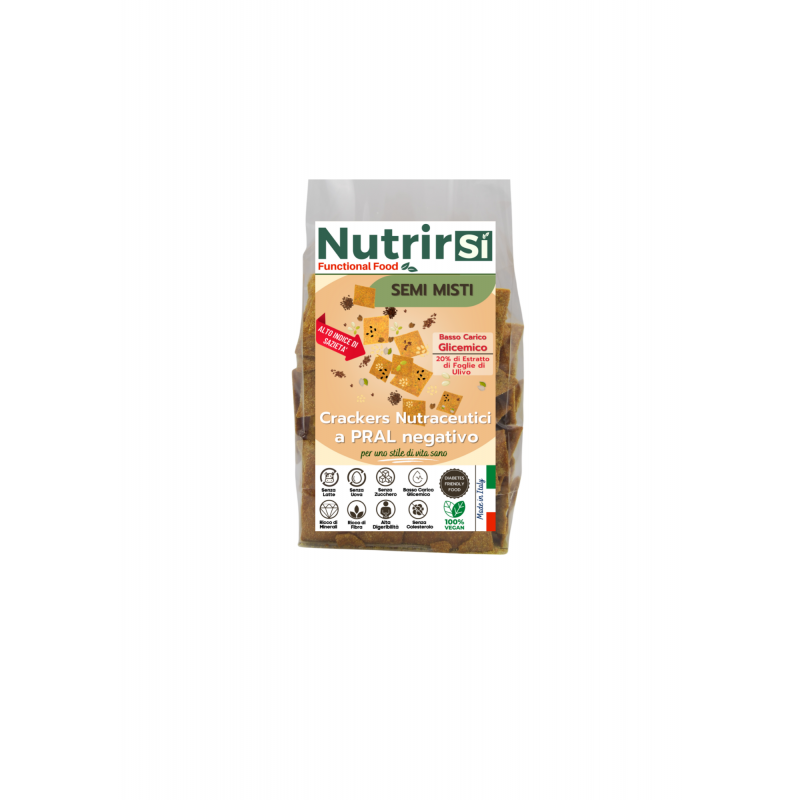 Nutrirsi NutriCracker Semi Misti Cracker a basso indice glicemico 200 g