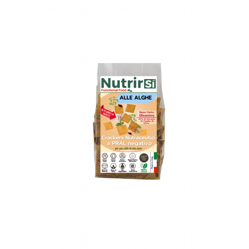 Nutrirsi NutriCracker Alghe Cracker salato a basso indice glicemico 250 g