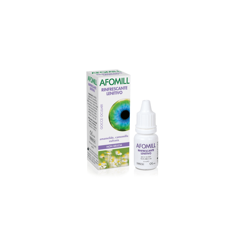 Afomill Rinfrescante Lenitivo Gocce Oculari per Occhi Stanchi 10 ml