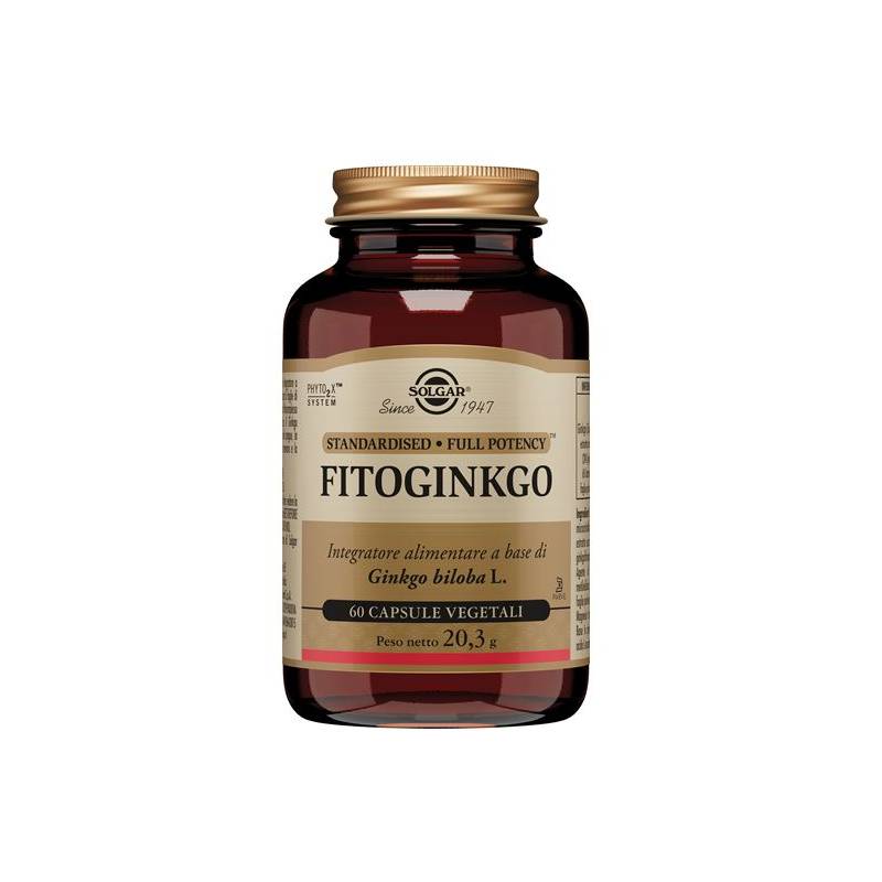 Solgar Fitoginkgo Integratore Antiossidante 60 capsule vegetali