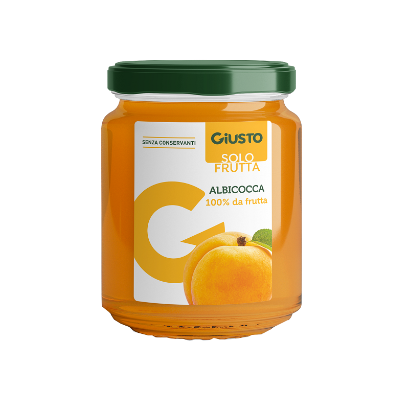Giusto Solo Frutta Composta di Albicocche Senza Glutine 284 g