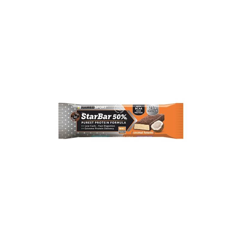Named Sport Starbar 50% Protein Coconut Heaven Barretta Iperproteica 50 g