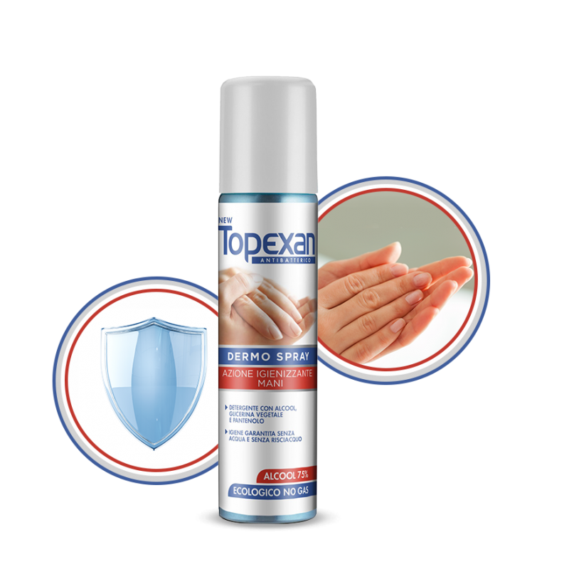 New Topexan Dermo Spray Igienizzante Mani 90 ml