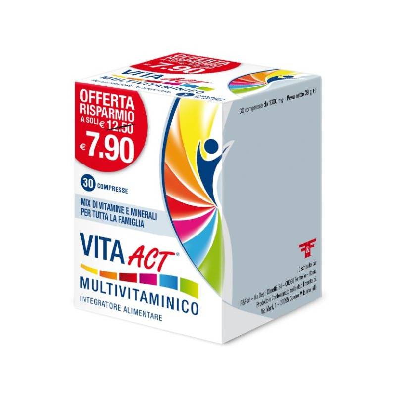 Vita ACT Multivitaminico Integratore antiossidante 30 compresse