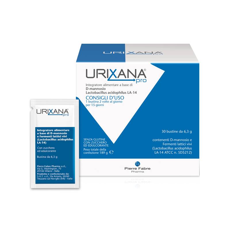 Urixana Pro Integratore per le vie urinarie 30 bustine