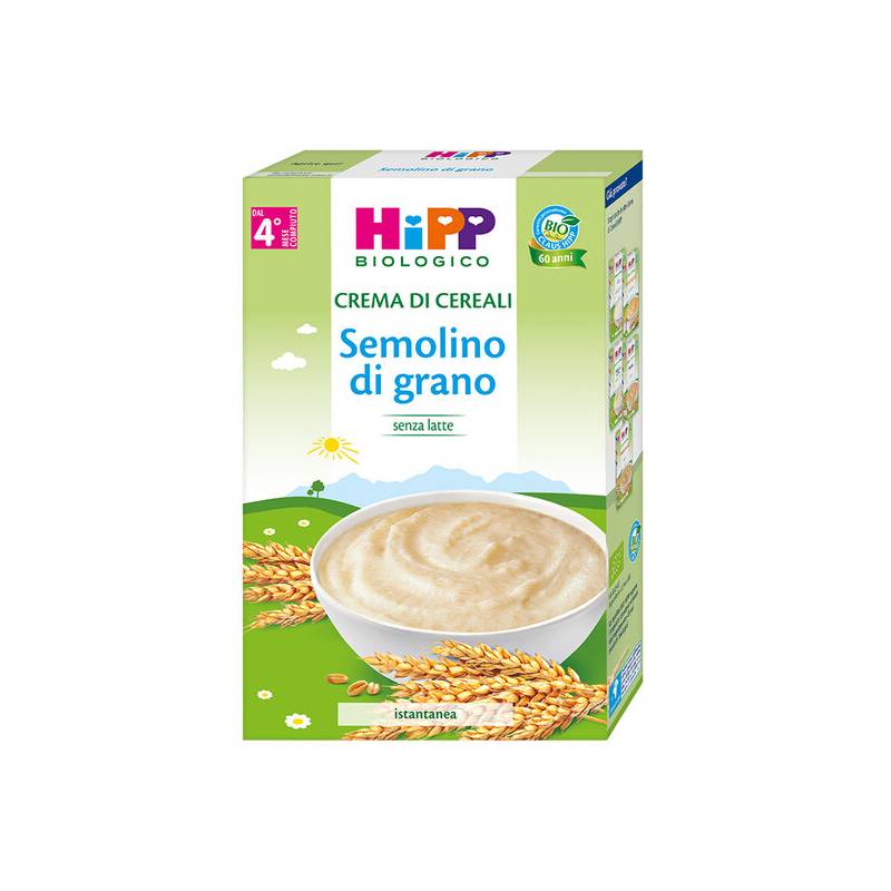 Hipp Bio Crema Cereali Semolino di Grano 200 g
