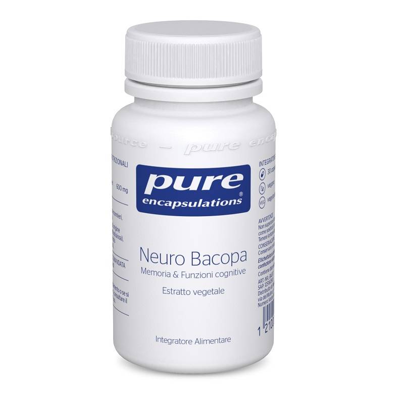 Pure Encapsulations Neuro Bacopa Integratore per Memoria & Funzioni Cognitive 30 capsule