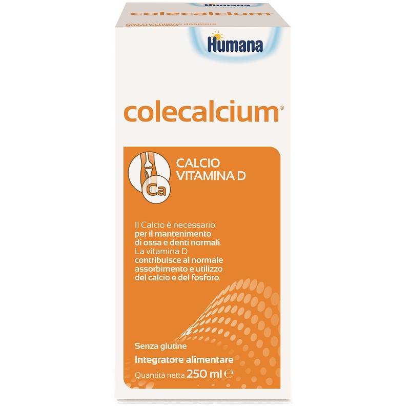 Humana Colecalsium Integratore per ossa e denti normali 250 ml
