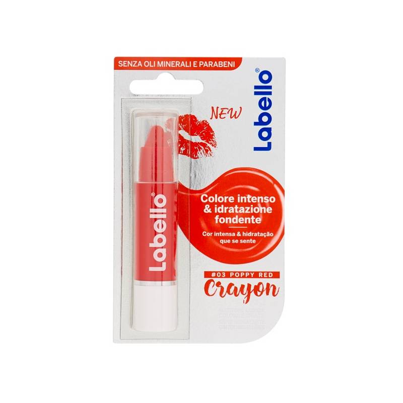 Labello Crayon Poppy Red Lipstick 3g