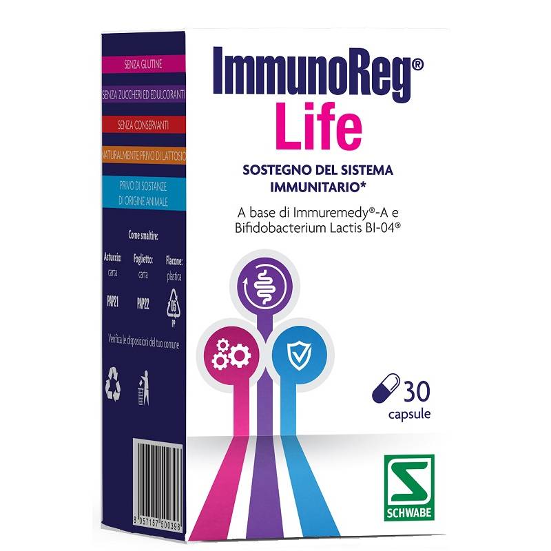 ImmunoReg Life Integratore Sostegno del Sistema Immunitario 30 capsule