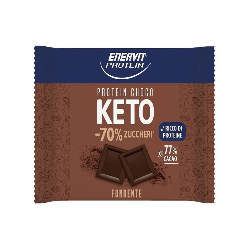 Enervit Protein Keto Tavoletta al Cioccolato Fondente Proteica 35 g