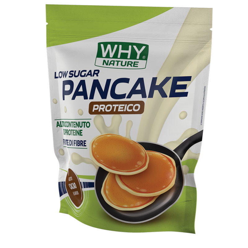 Whynature Low Sugar Pancake Proteico Gusto Cacao 1kg
