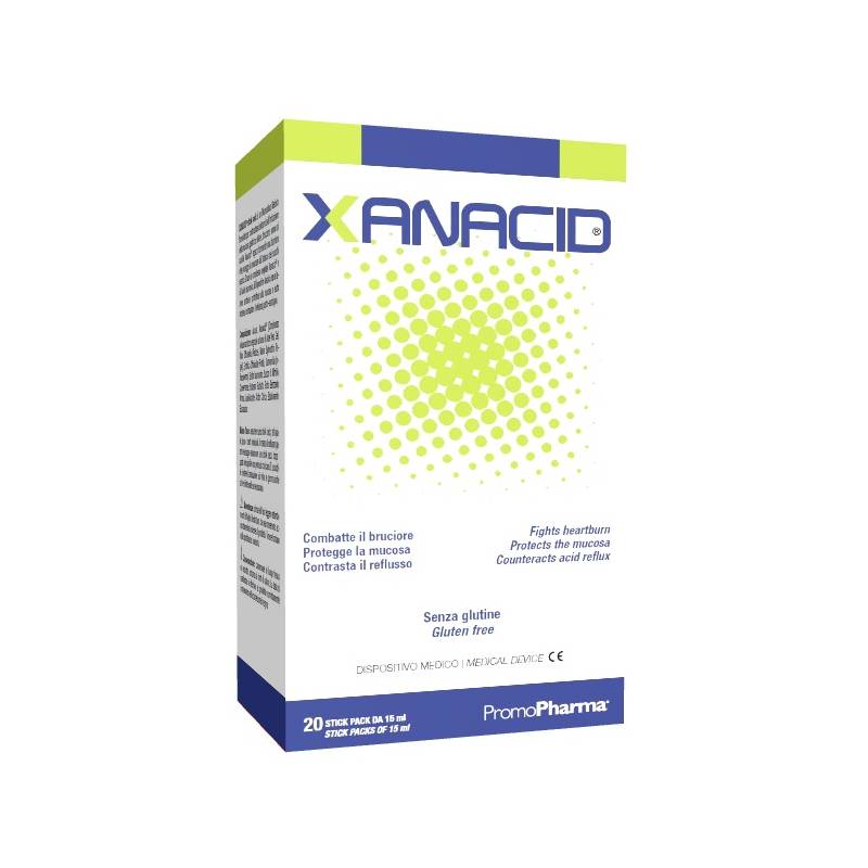 PromoPharma Xanacid Integratire per l'Acidità di Stomaco 20 stick pack