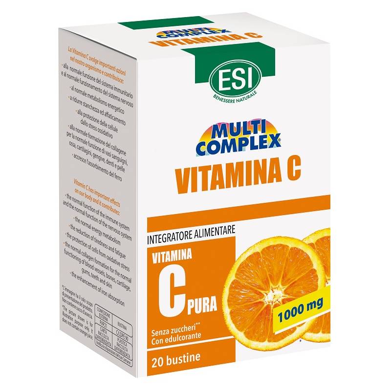Esi Multicomplex Vitamina C Integratore Vitaminico 20 bustine