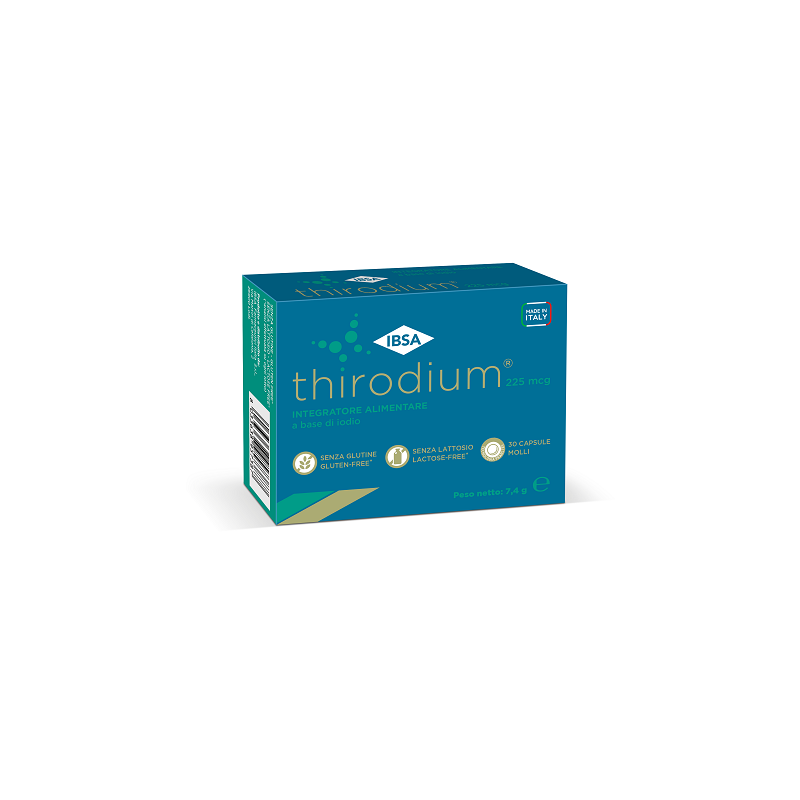 Thirodium 225 MCG Integratore per gravidanza e allattamento 30 capsule molli