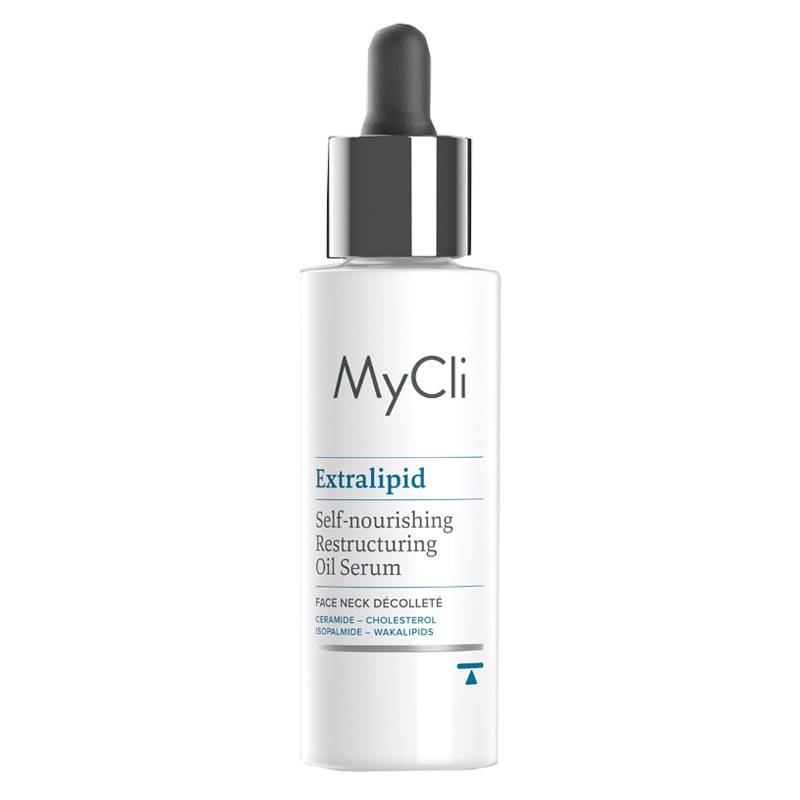 Mycli Extralipid Siero Olio Nutriente Ristrutturante Viso per pelli normali, secche, molto secche e delipidizzate 30 ml