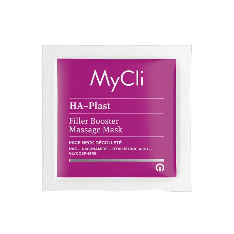 MyCli HA Plast Mask Filler Booster maschera antirughe a base di NAG, glicogeno, niacinamide e acido ialuronico 24 g