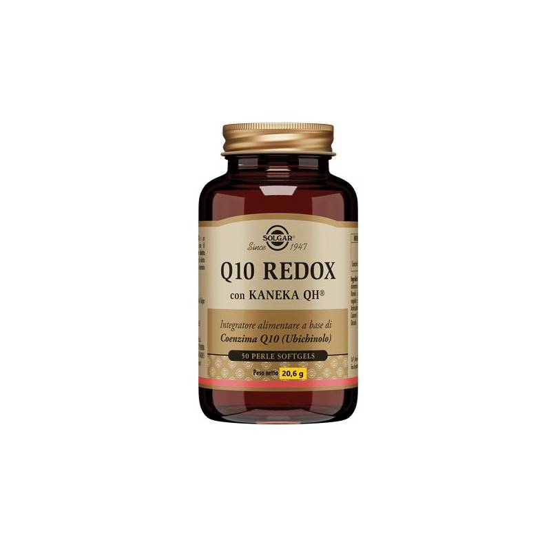 Solgar Q10 Redox Integratore Antiossidante 50 perle softgel