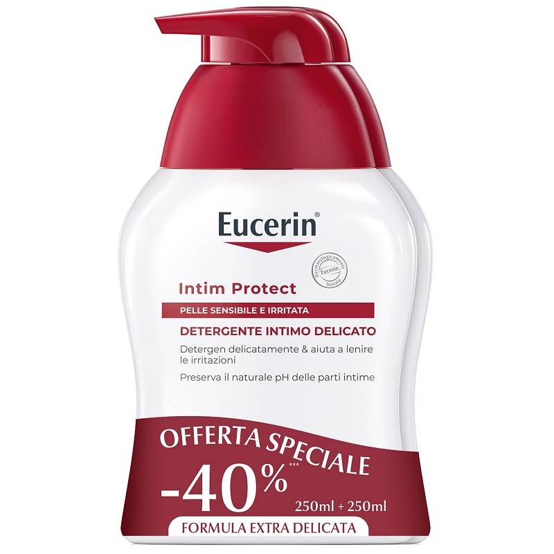 Eucerin PH5 Detergente Intimo Delicato per Pelle Sensibile Bipacco 250 ml + 250 ml
