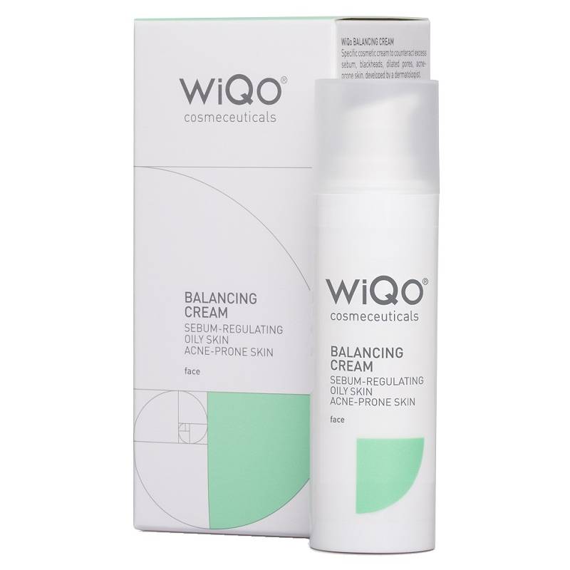Wiqo Balancing crema viso equilibrante e seboregolatrice 30 ml