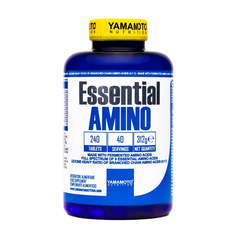 Yamamoto Nutrition Essential Amino Integratore di Aminoacidi per Sportivi 240 compresse