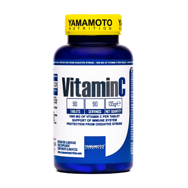 Yamamoto Nutrition Vitamin C 1000MG Integratore Antiossidante e di supporto alle difese immunitarie 90 compresse