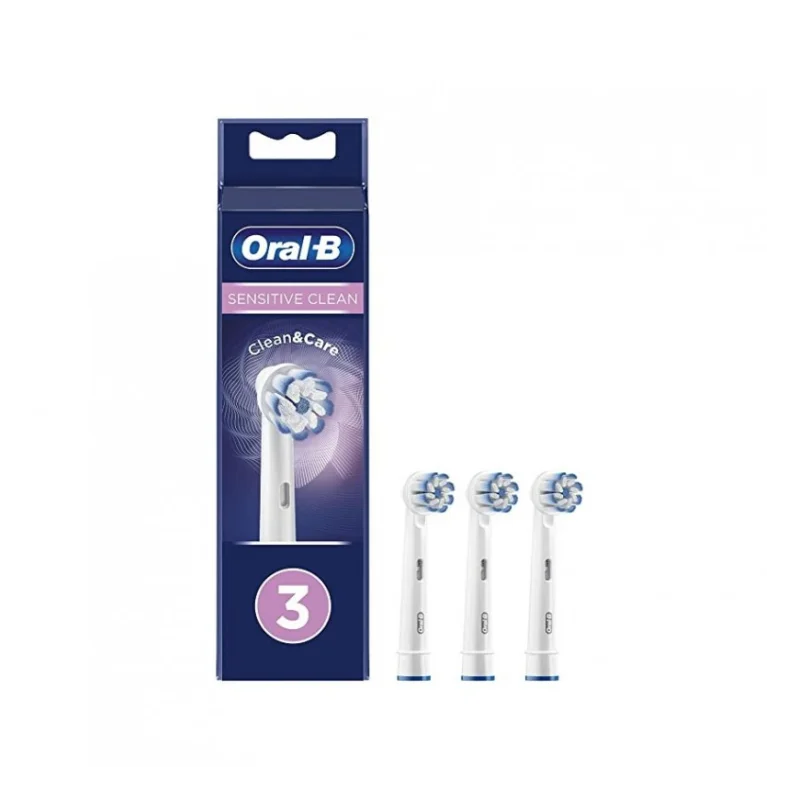 Oral B Power Refill EB60-3 Sensitive Clean 3 Testine Di Ricambio