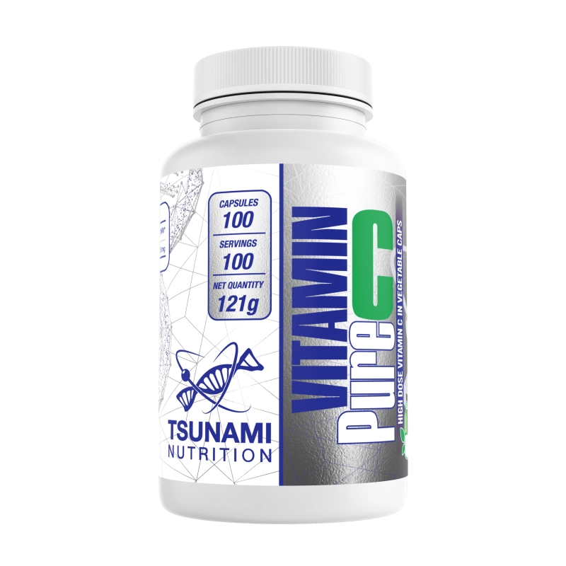 Tsunami Nutrition Vitamin C Pure Integratore Antiossidante con Vitamina C 100 tabs