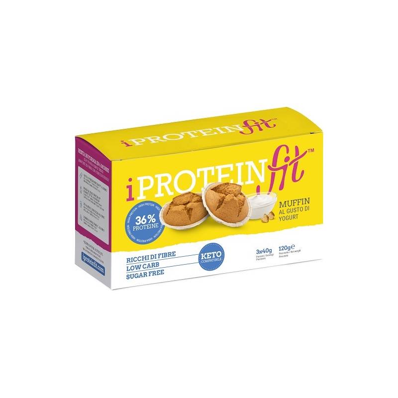 IProteinfit Muffin Proteico al Gusto di Yogurt 120 g